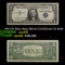 1957 $1 Blue Seal Silver Certificate Fr-1619 Grades Choice AU