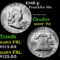 1949-p Franklin Half Dollar 50c Grades Choice Unc+ FBL