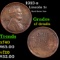 1913-s Lincoln Cent 1c Grades xf details