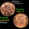 1944-p Lincoln Cent 1c Grades Gem+ Unc RD