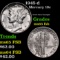 1945-d Mercury Dime 10c Grades GEM FSB