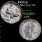 1945-p Mercury Dime 10c Grades Choice AU/BU Slider