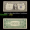 1935F $1 Blue Seal Silver Certificate Grades xf+