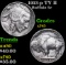 1913-p TY II Buffalo Nickel 5c Grades xf+