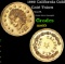1860 California Gold Grades GEM Unc