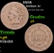 1859 Indian Cent 1c Grades g+
