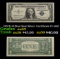 1957B $1 Blue Seal Silver Certificate Fr-1621 Grades Select AU