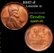 1947-d Lincoln Cent 1c Grades GEM Unc RB