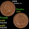 1899 Indian Cent 1c Grades Select AU