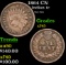 1864 CN Indian Cent 1c Grades xf+