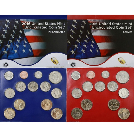2016 United States Mint Set, 26 Coins Inside!