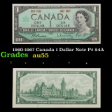 1960-1967 Canada 1 Dollar Note P# 84A Grades Choice AU
