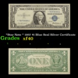 *Star Note * 1957 $1 Blue Seal Silver Certificate Grades xf