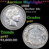 Proof ***Auction Highlight*** 1899 Barber Dime 10c Graded pr67 By SEGS (fc)