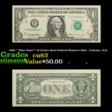 1995 **Star Note** $1 Green Seal Federal Reserve Note  (Atlanta, GA) Grades Select CU