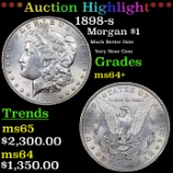 ***Auction Highlight*** 1898-s Morgan Dollar $1 Graded ms64+ By SEGS (fc)