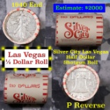 ***Auction Highlight*** Old Casino 50c Roll $10 Halves Las Vegas Casino Silver City 1940 Walker & P
