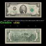 2003 **Star Note** $2 Federal Reserve Note (Minneapolis, MN) Fr-1937-I* Grades vf++