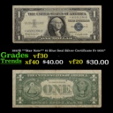 1957B **Star Note** $1 Blue Seal Silver Certificate Fr-1621* Grades vf++