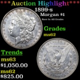 ***Auction Highlight*** 1899-s Morgan Dollar $1 Graded ms62 By SEGS (fc)