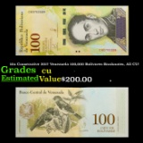 10x Consecutive 2017 Venezuela 100,000 Bolivares Banknotes, All CU! Grades CU