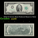 1976 $1 Green Seal Federal Reserve Note Grades Choice AU/BU Slider