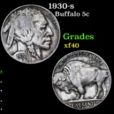 1930-s Buffalo Nickel 5c Grades xf