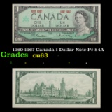 1960-1967 Canada 1 Dollar Note P# 84A Grades Select CU