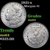 1921-s Morgan Dollar $1 Grades Choice Unc