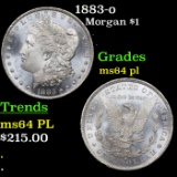 1883-o Morgan Dollar $1 Grades Choice Unc PL