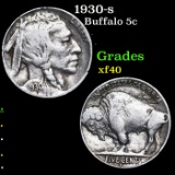 1930-s Buffalo Nickel 5c Grades xf
