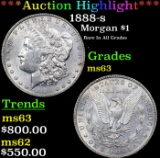 ***Auction Highlight*** 1888-s Morgan Dollar $1 Graded Select Unc BY USCG (fc)