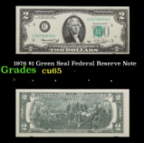 1976 $1 Green Seal Federal Reserve Note Grades Gem CU