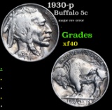 1930-p Buffalo Nickel 5c Grades xf