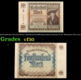 1922 Fourth Issue Germany (Weimar) 5000 Marks Post-WWI Hyperinflation Banknote P# 81a, Watermark: G/
