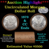 ***Auction Highlight*** 1879 & CC Uncirculated Morgan Dollar Shotgun Roll (fc)