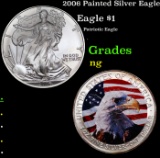 2006 Painted Silver Eagle Silver Eagle Dollar $1 Grades