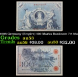 1908 Germany (Empire) 100 Marks Banknote P# 33a Grades Select AU