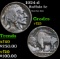 1924-d Buffalo Nickel 5c Grades vf+