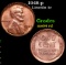 1948-p Lincoln Cent 1c Grades Choice Unc RD