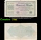 1922 Third Issue Germany (Weimar Republic) Post-WWI Hyperinflation 1000 Marks Banknote P# 76 Grades