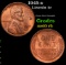 1945-s Lincoln Cent 1c Grades GEM Unc RB