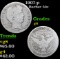 1907-p Barber Half Dollars 50c Grades g+