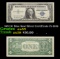 1957 $1 Blue Seal Silver Certificate Fr-1619 Grades Select AU