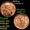 1942-p Lincoln Cent 1c Grades GEM++ RD
