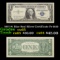 1957 $1 Blue Seal Silver Certificate Fr-1619 Grades Gem CU