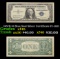 1957B $1 Blue Seal Silver Certificate Fr-1621 Grades xf+