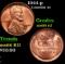 1944-p Lincoln Cent 1c Grades GEM+ Unc RD