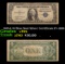 1935A $1 Blue Seal Silver Certificate Fr-1608 Grades vf+