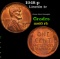 1948-p Lincoln Cent 1c Grades GEM Unc RB